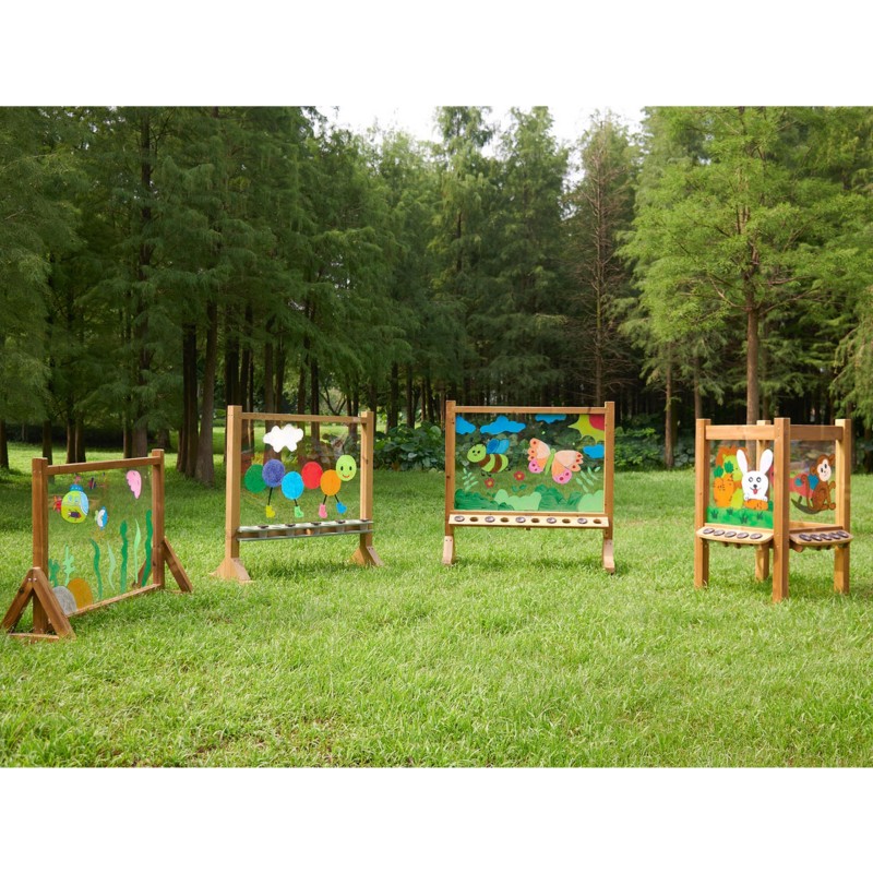 MASTERKIDZ 4 Stranná Akrylová Tabuľa na Maľovanie