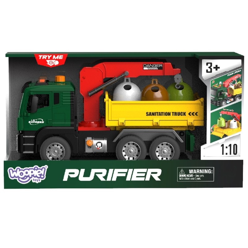 WOOPIE Nákladné Smetiarske Auto Skala 1:10