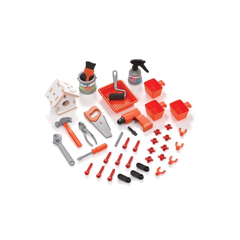 STEP2 Duży Warsztat dla Dzieci Kącik majsterkowicza Światlo + 45 Akcesoria