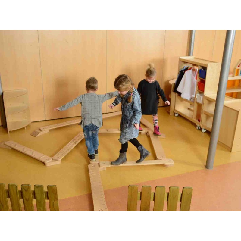 MASTERKIDZ Trening Balansu Równowagi Drewniane Deseczki