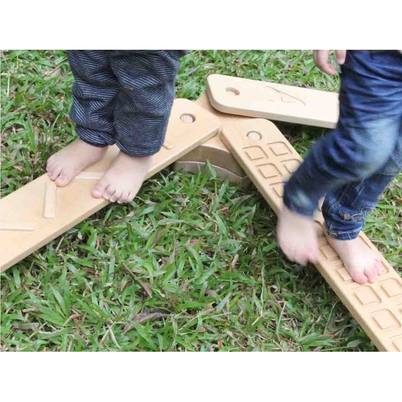 MASTERKIDZ Trening Balansu Równowagi Drewniane Deseczki