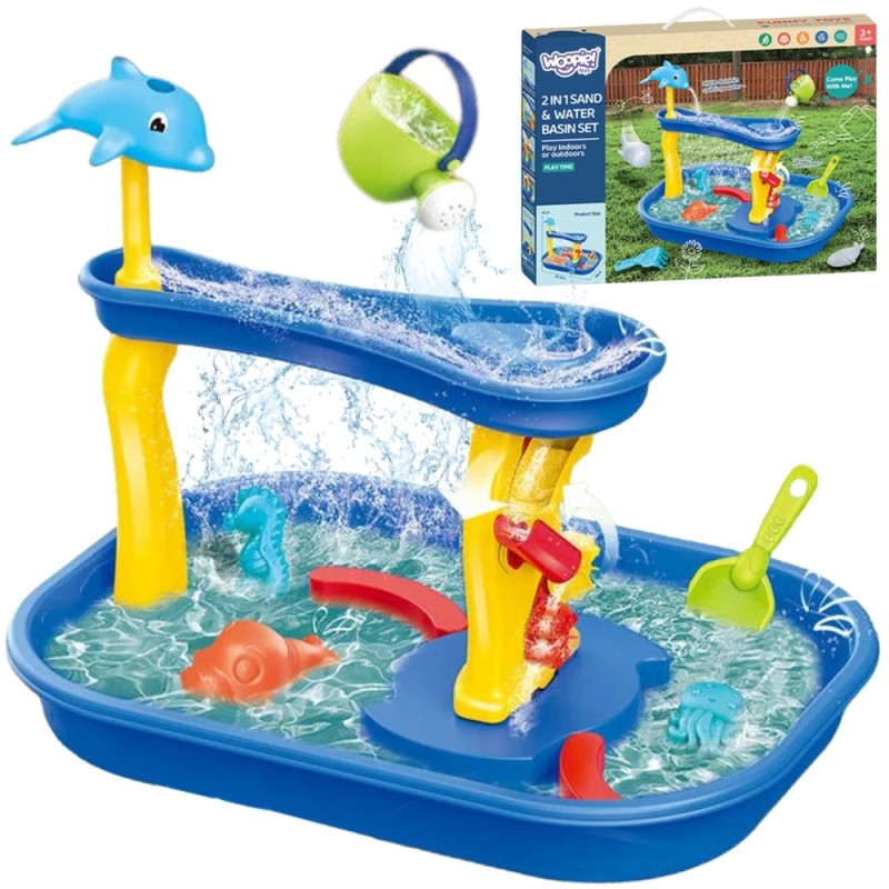 WOOPIE Vodný Stolík s Delfínom a Vodopádom
