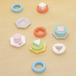 CLASSIC WORLD Montessori Triedič Farieb a Tvarov - Veža