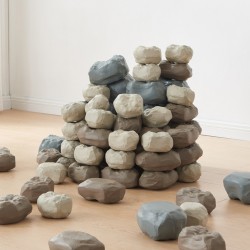 MASTERKIDZ Flexibilná Loptičková Dráha + Gumené Kamene 98 ks.