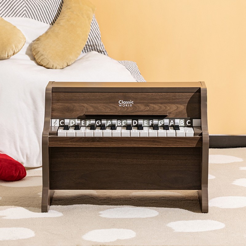 CLASSIC WORLD Hnedý Detský Drevený Klavír