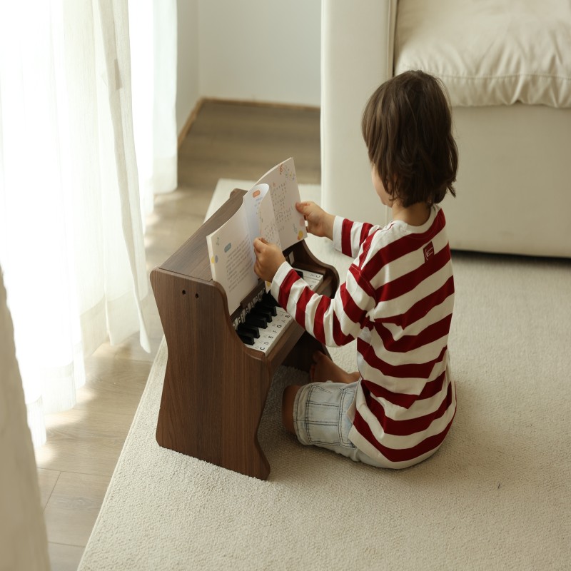 CLASSIC WORLD Hnedý Detský Drevený Klavír