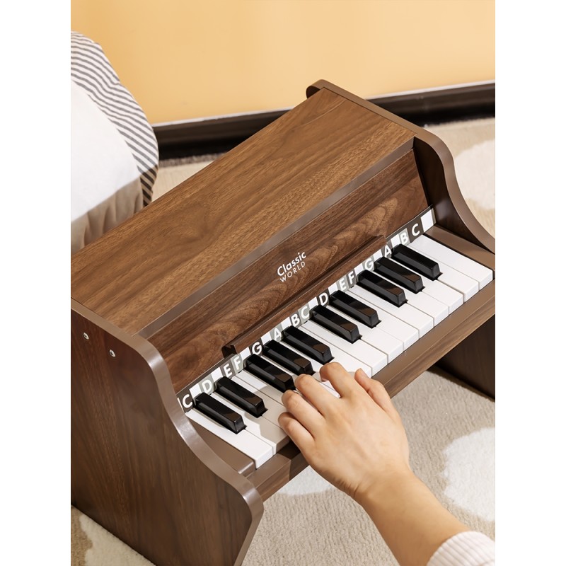 CLASSIC WORLD Hnedý Detský Drevený Klavír