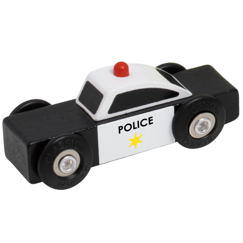 CLASSIC WORLD Drevené Autá - Polícia, Hasiči a Odťahovka 3 ks.