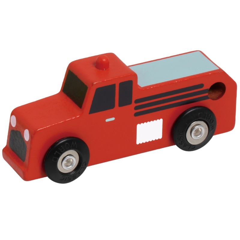 CLASSIC WORLD Drevené Autá - Polícia, Hasiči a Odťahovka 3 ks.