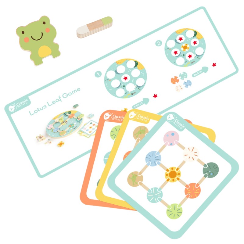 CLASSIC WORLD Senzorická Hra na Spájanie Farieb a Tvarov