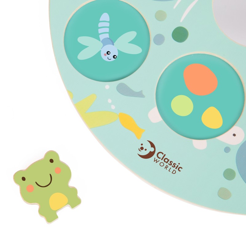 CLASSIC WORLD Senzorická Hra na Spájanie Farieb a Tvarov