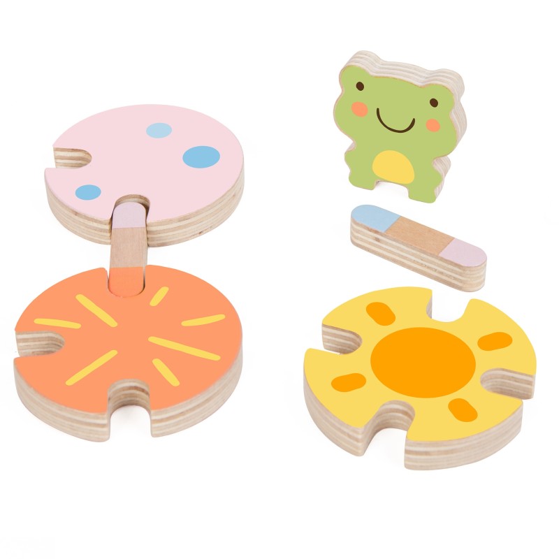 CLASSIC WORLD Senzorická Hra na Spájanie Farieb a Tvarov