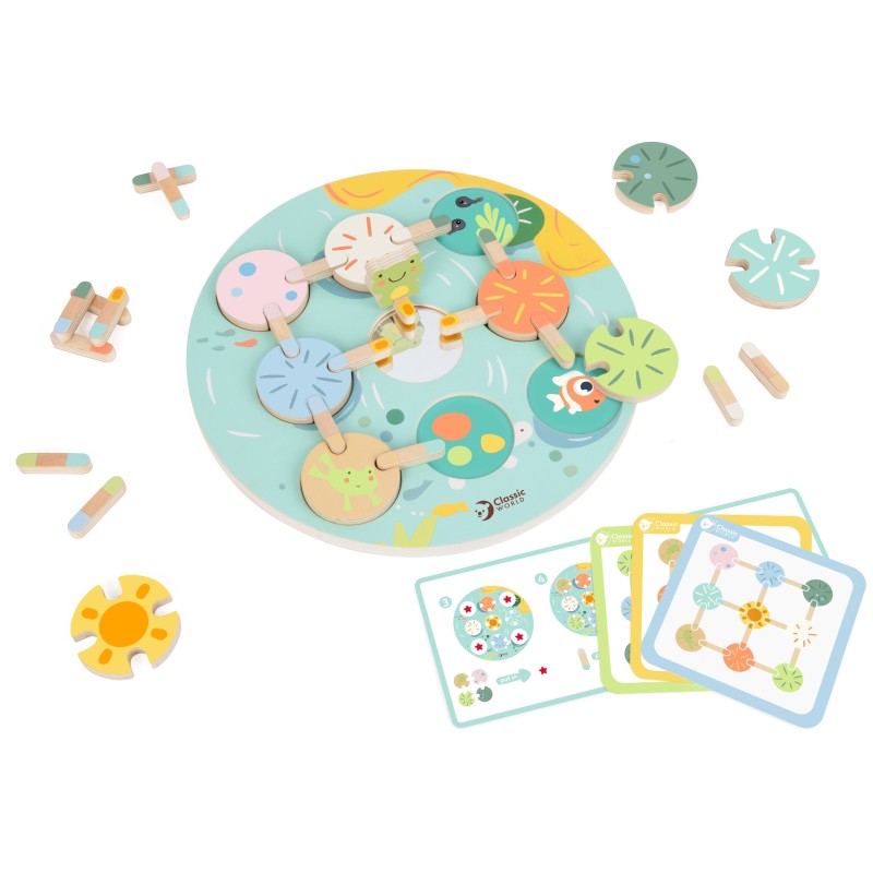 CLASSIC WORLD Senzorická Hra na Spájanie Farieb a Tvarov