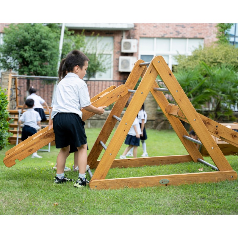 CLASSIC WORLD EDU Drevené Ihrisko XL Montessori Lezecký Rebrík