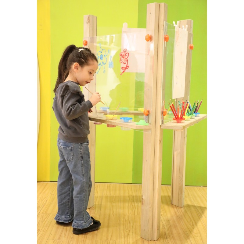 CLASSIC WORLD EDU Akrylová Tabuľa XXL na Maľovanie 3v1