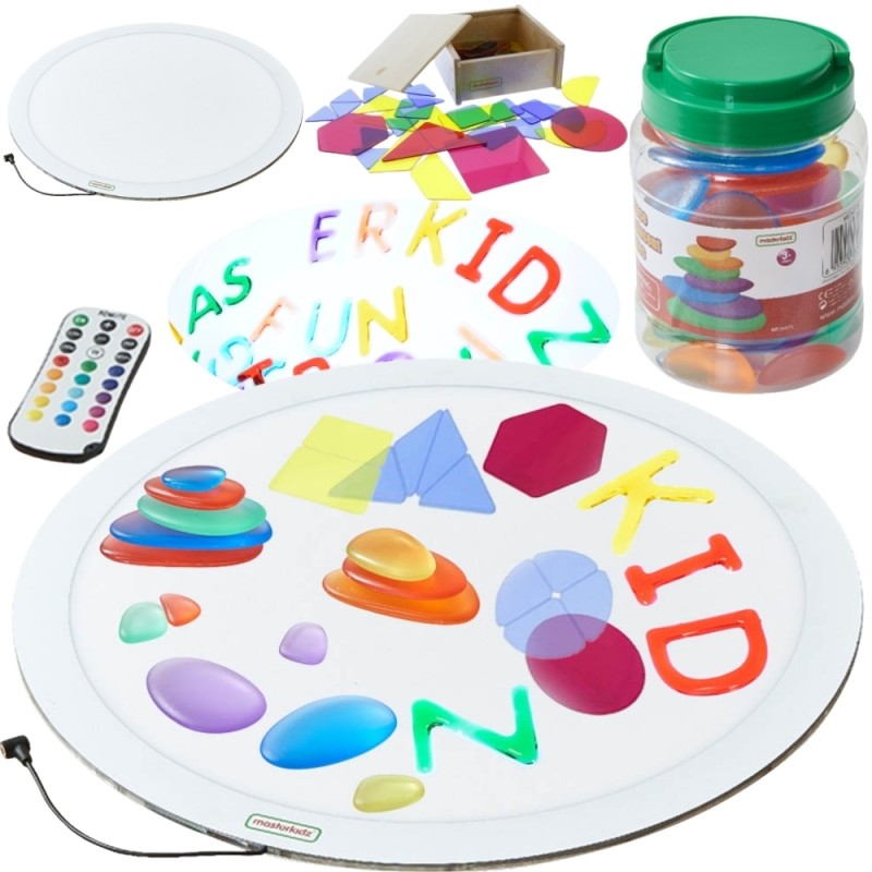 MASTERKIDZ Farebný Svetelný LED Panel + Sada Príslušenstva