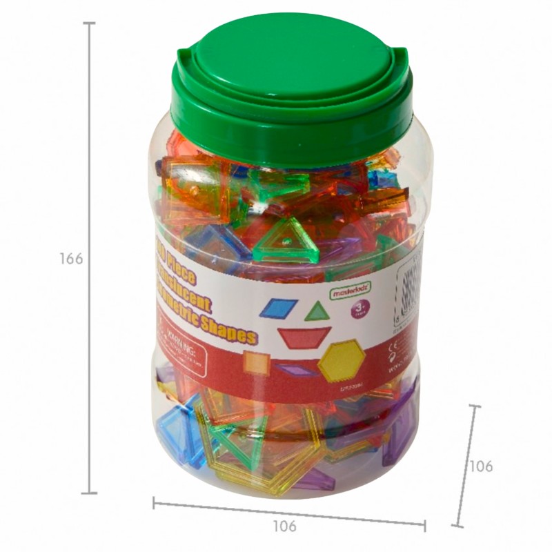 MASTERKIDZ Farebný Svetelný LED Panel + Mozaikové Montessori Bloky 140 ks.