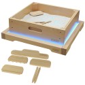 MASTERKIDZ Senzorický LED Panel + Príslušenstvo na Hru s Pieskom
