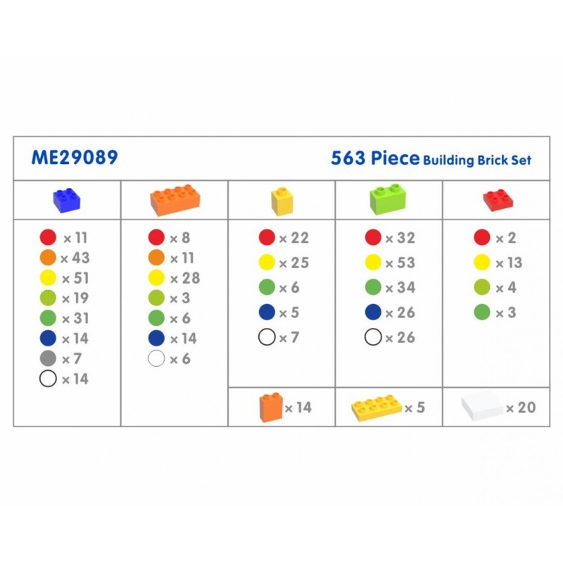 MASTERKIDZ Stavebnica STEM - 563 ks. s Panelmi 4 ks.
