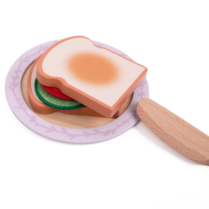 CLASSIC WORLD Drevený Raňajkový Hriankovač s Príslušenstvom