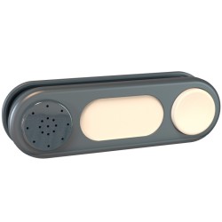 Smoby Doorbell Zvonček na Záhradné Domčeky - Šedý