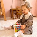 WOOPIE BABY Elastyczna Kostka Sensoryczna Sorter dla Dzieci Kolorowe Kształty 11 el.