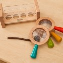 MASTERKIDZ Zestaw Drewnianych Lup z Pojemnikiem