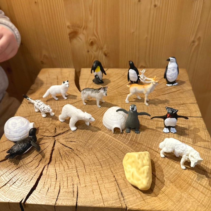 WOOPIE Zestaw Figurki Zwierzęta Arktyczne 16 szt.