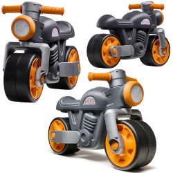 FALK Odrážadlo - Čierna Retro Motorka Prem1er 12m+