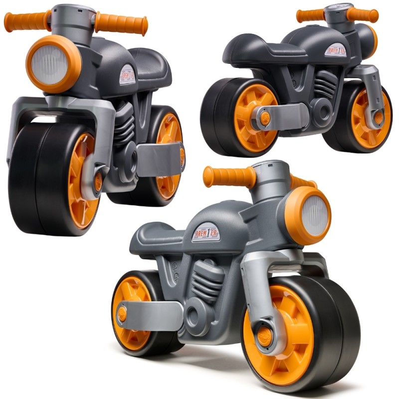 FALK Odrážadlo - Čierna Retro Motorka Prem1er 12m+