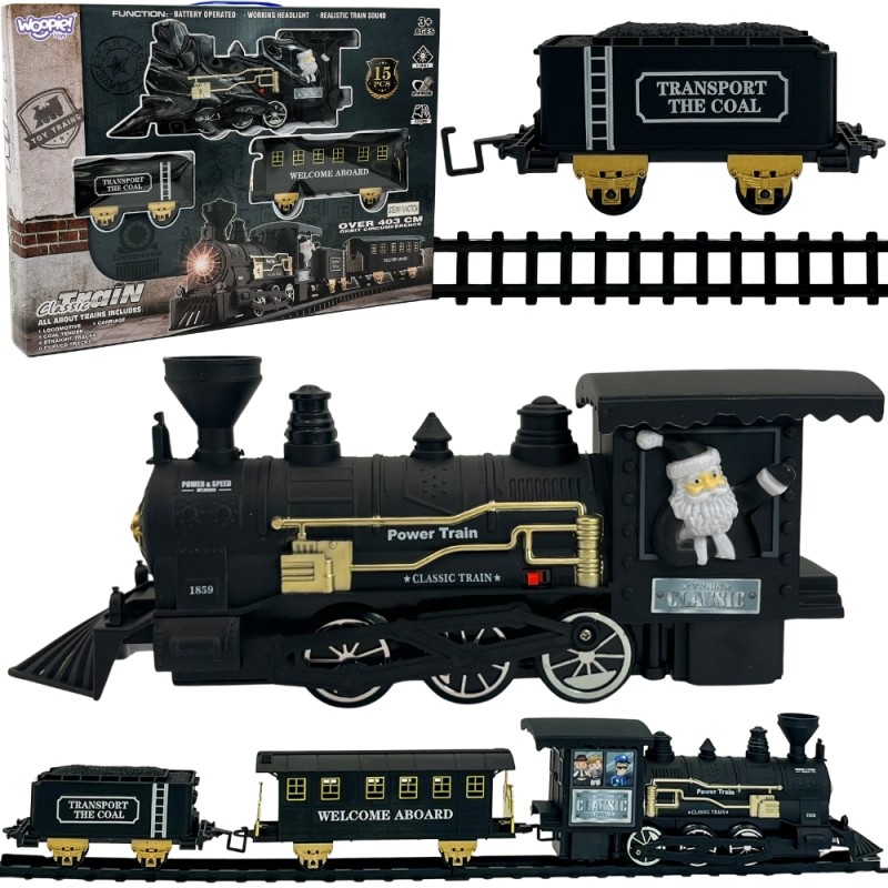 WOOPIE Vláčik - Lokomotíva a Železnica XXL 403 cm