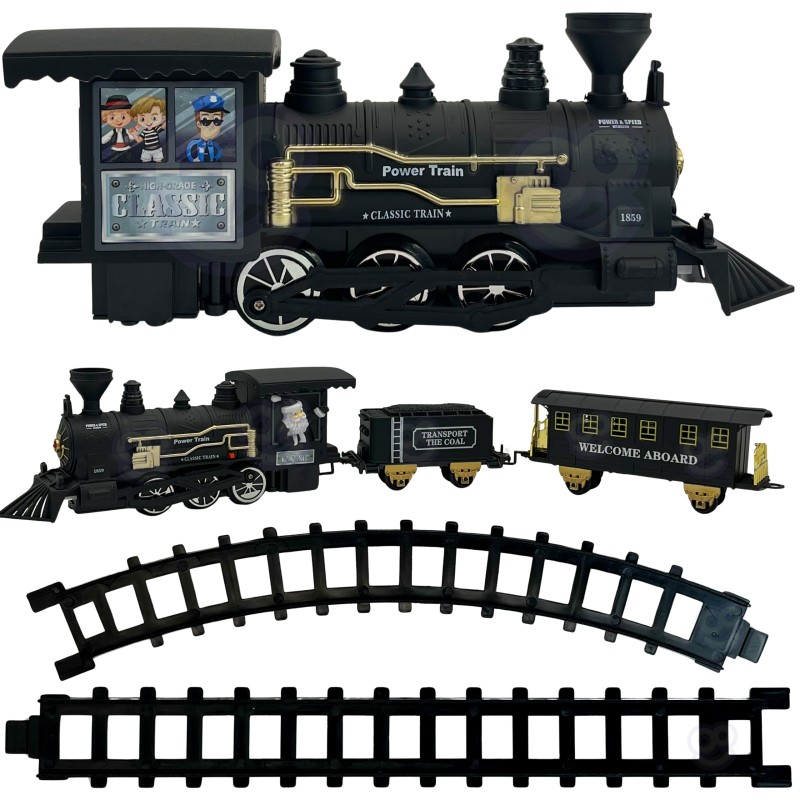 WOOPIE Vláčik - Lokomotíva a Železnica XXL 403 cm