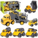 WOOPIE Odťahovka 4v1 Stavebné Vozidlá
