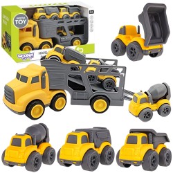 WOOPIE Odťahovka 4v1 Stavebné Vozidlá
