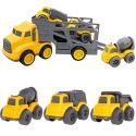 WOOPIE Odťahovka 4v1 Stavebné Vozidlá