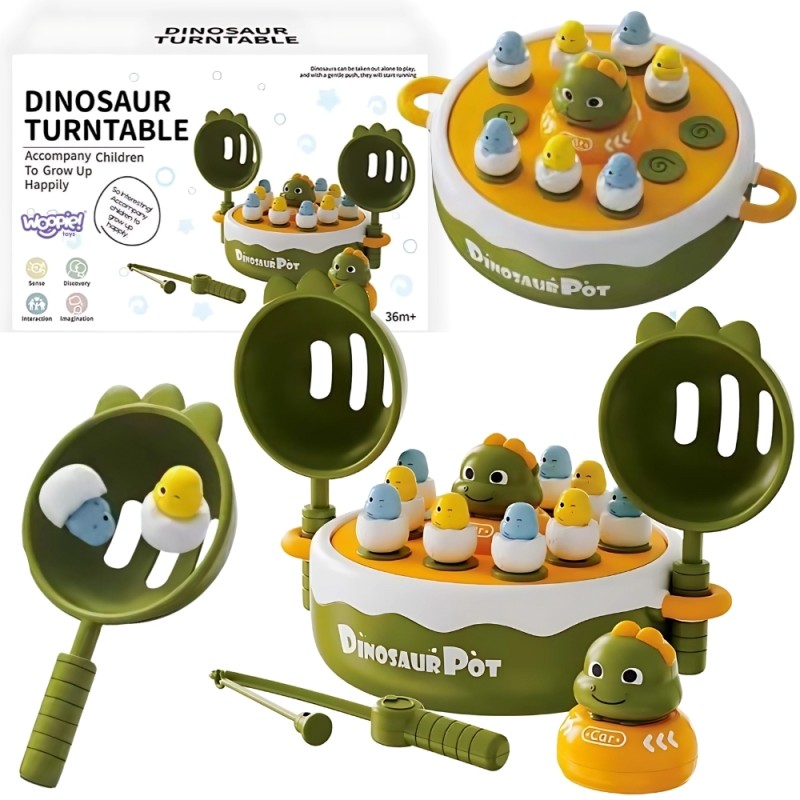 WOOPIE Zručnostná Hra na Chytanie Dinosaurov a Katapult 2v1