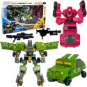 WOOPIE Transformujúci Roboti 4v1 Sada Bojových Vozidiel