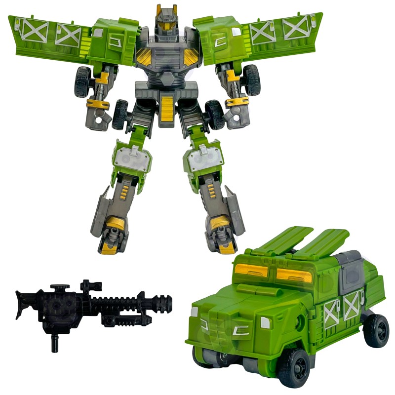 WOOPIE Transformujúci Roboti 4v1 Sada Bojových Vozidiel