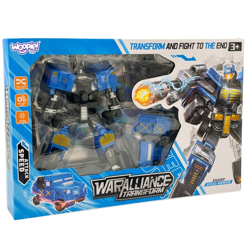WOOPIE Transformujúci Robot Bojové Vozidlo 2v1