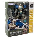 WOOPIE Transformujúci Robot SHARP SPEED Bojové Auto 2v1