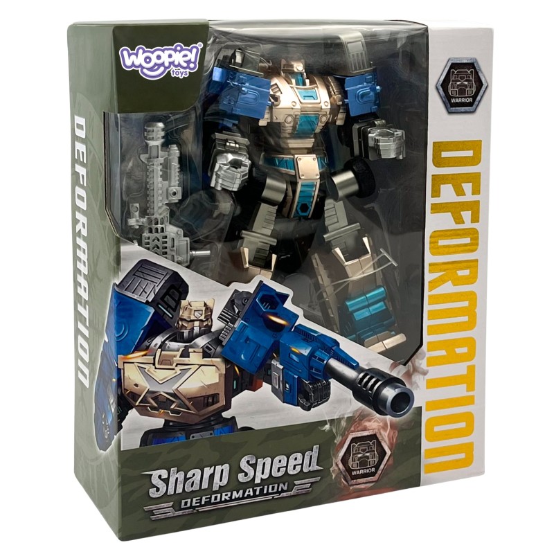 WOOPIE Transformujúci Robot SHARP SPEED Bojové Auto 2v1