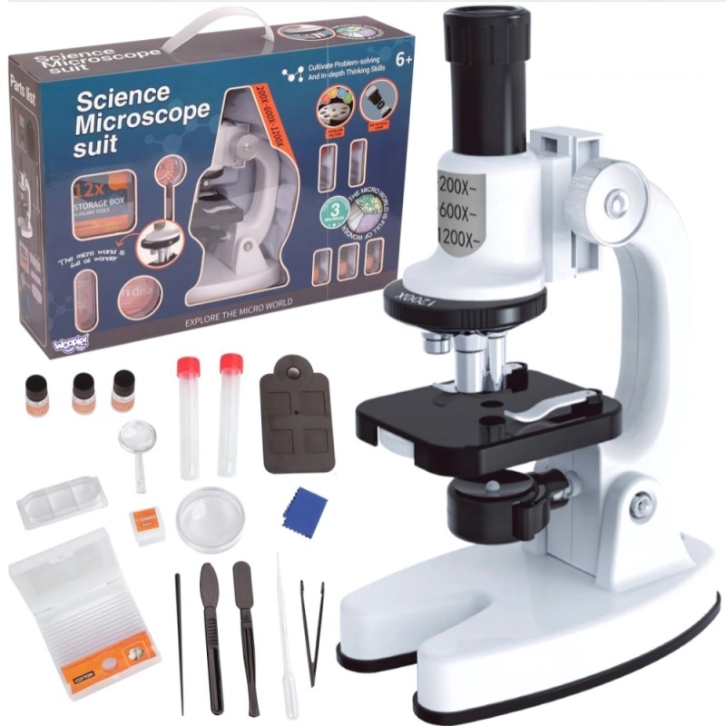 Woopie Digitálny LED Mikroskop so Zväčšením 1200x s Adaptérom pre Smartfón 2