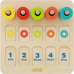 Edukačná tabuľa Masterkidz na počítanie a učenie farieb