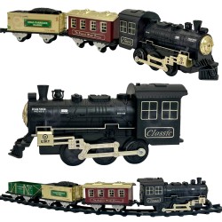 WOOPIE Klasický Vláčik - Parná Lokomotíva XXL Dráha