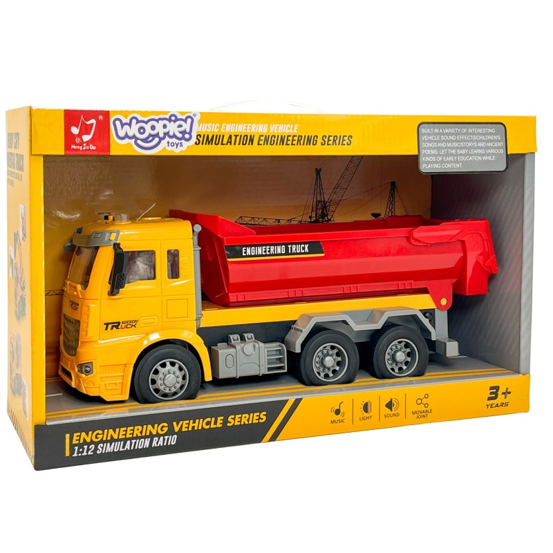 WOOPIE Sklápacie Nákladné Auto - Svetelné Zvukové Efekty