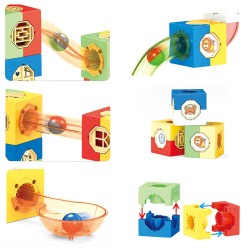 WOOPIE 3D Stavebnica - Guličková Dráha