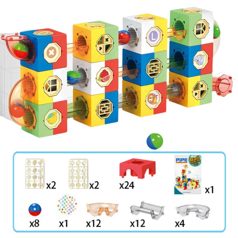 WOOPIE 3D Stavebnica - Guličková Dráha