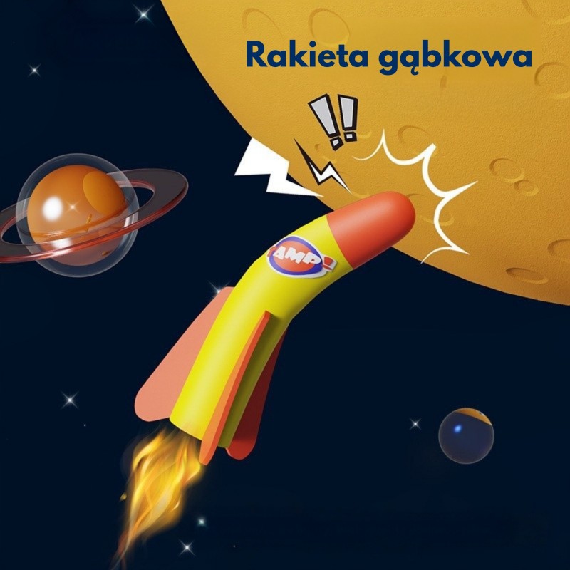 WOOPIE Dvojitý Odpaľovač na Penové Rakety 6 ks.