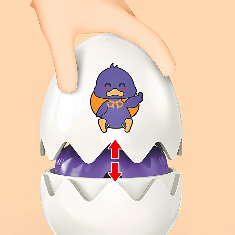 WOOPIE Montessori Triedič - Veselé Kuriatka vo Vajíčku 6 ks.