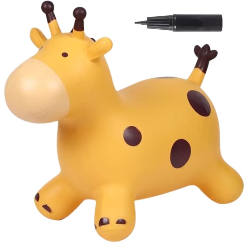 WOOPIE Gumené Zvieratko na Skákanie - Žltá Žirafa
